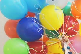 25 helium balloons