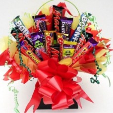 20 Mix chocolates in a bouquet
