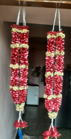 2 bride and groom garlands