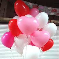 30 helium balloons