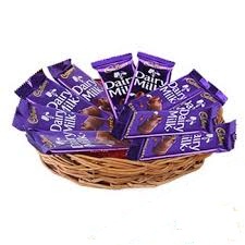 Small chocolate basket