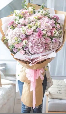 Jumbo Gigantic huge mix flowers and roses bouquet 3-4 feet