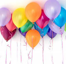 20 helium balloons