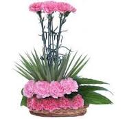 30 carnations arrangement